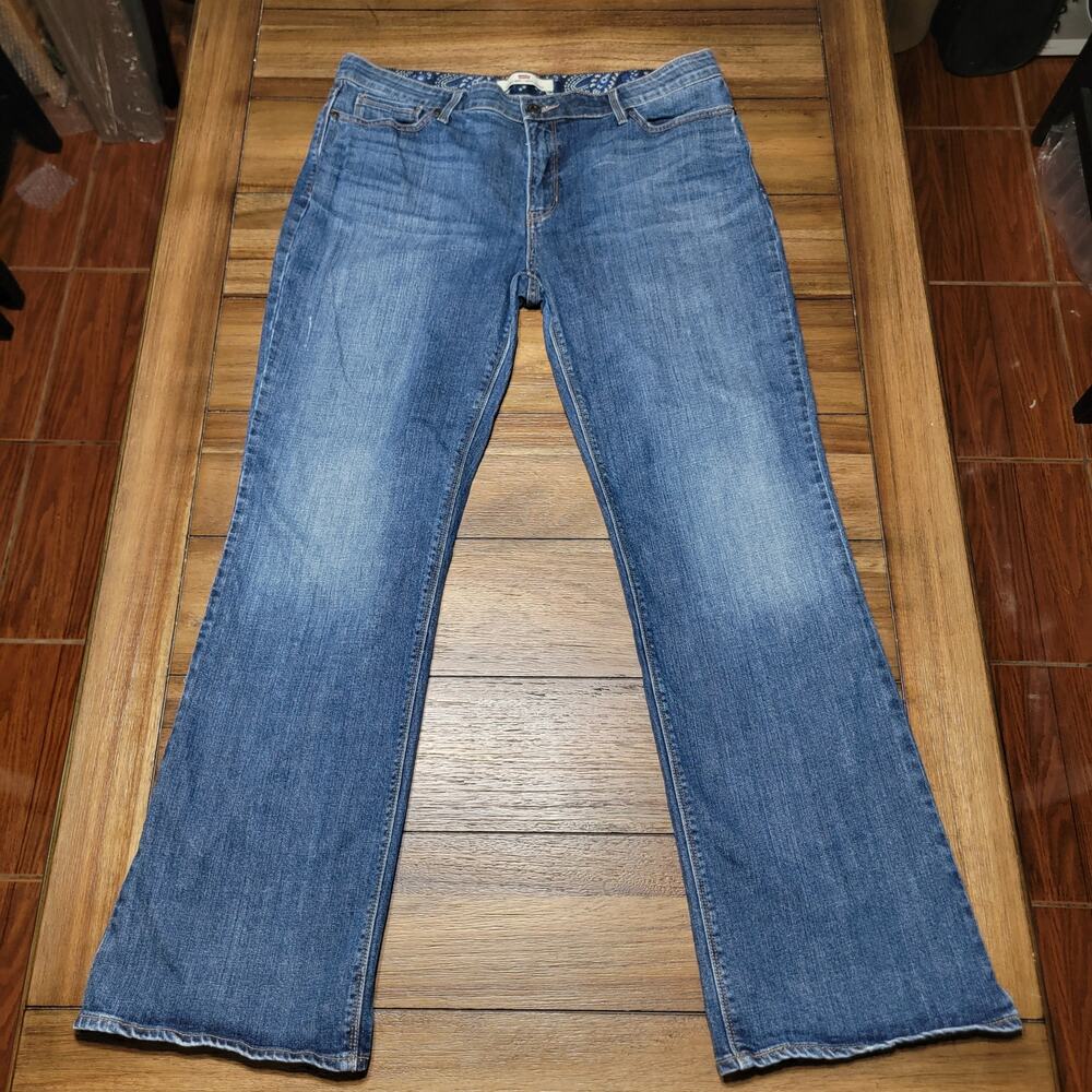 Levi's Perfect Waist 525 Boot Cut Denim Jeans - Size 16M